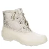 Sperry Womens Syren Gulf Metallic Animal Duck Boot - Ivory 2 Sperry Womens Syren Gulf Metallic Animal Duck Boot - Ivory -Shoe Promotion Shop US 01 302508 00