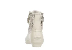 Sperry Womens Syren Gulf Metallic Animal Duck Boot - Ivory -Shoe Promotion Shop US 01 302508 04
