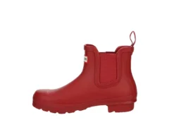 Hunter Boots Llc Womens Original Chelsea Rain Boot - Red -Shoe Promotion Shop US 01 302666 03