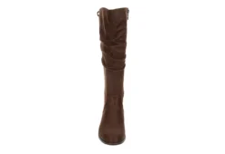 Xappeal Womens Cheyenne Wide Calf Tall Boot - Brown -Shoe Promotion Shop US 01 302740 02