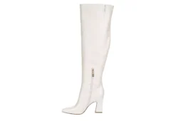 Michael By Michael Shannon Womens Camille Over The Knee Boot - Off White -Shoe Promotion Shop US 01 302767 03