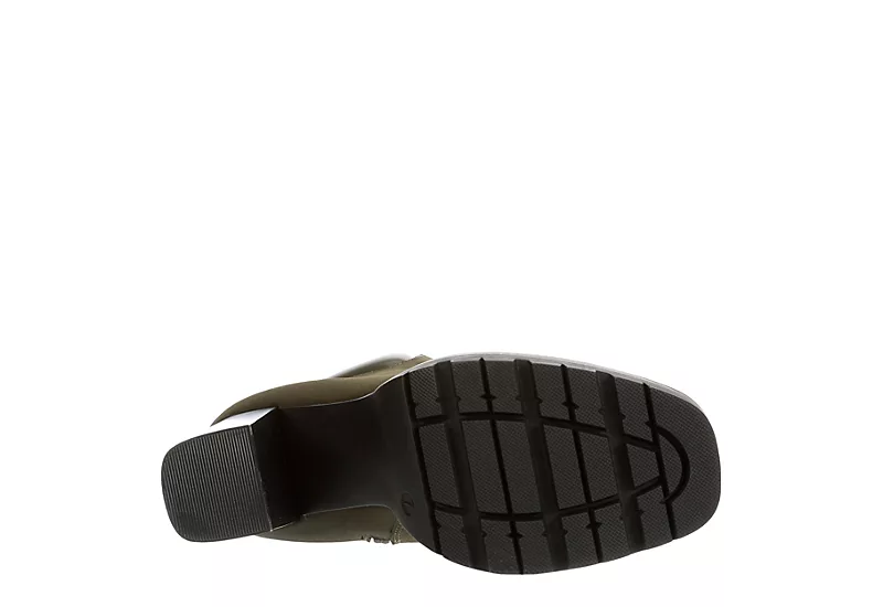 Limelight Womens Halle Lace-up Boot - Olive 9 Limelight Womens Halle Lace-up Boot - Olive - Image 7