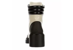 Michael By Michael Shannon Womens Natacha Lace-up Boot - Ivory -Shoe Promotion Shop US 01 302785 04