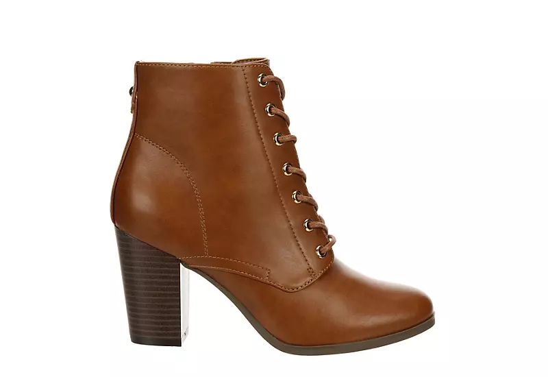 Xappeal Womens Karen Lace-up Boot - Cognac 4 Xappeal Womens Karen Lace-up Boot - Cognac - Image 2