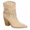 Michael By Michael Shannon Womens Dottie Western Boot - Beige