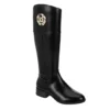 Michael By Michael Shannon Womens Brielle Wide Calf Tall Riding Boot - Black