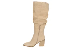 Michael By Michael Shannon Womens Millie Wide Calf Tall Boot - Tan -Shoe Promotion Shop US 01 302843 03