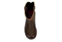 Justin Womens Gemma Western Boot - Dark Brown -Shoe Promotion Shop US 01 302861 05