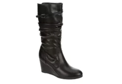 Lauren Blakwell Womens Johanna Wedge Boot - Black