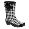 London Fog Womens Tally Rain Boot - Black -Shoe Promotion Shop US 01 302870 00