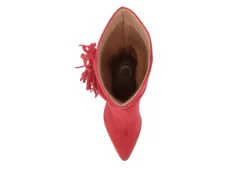 Journee Collection Womens Hartly Fringed Extra Wide Calf Dress Boot - Red -Shoe Promotion Shop US 01 303199 05