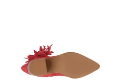 Journee Collection Womens Hartly Fringed Extra Wide Calf Dress Boot - Red -Shoe Promotion Shop US 01 303199 06