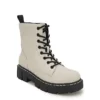 Unionbay Womens Lester Combat Boot - Off White 2 Unionbay Womens Lester Combat Boot - Off White -Shoe Promotion Shop US 01 303383 00