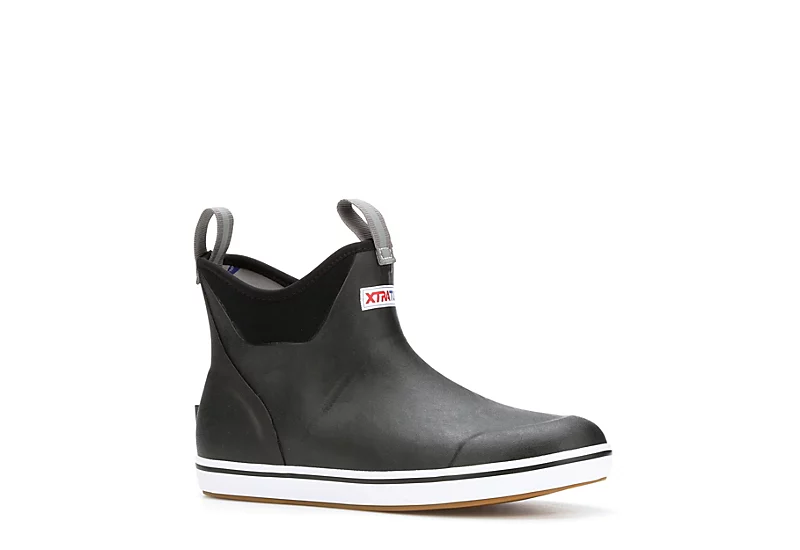 Xtratuf Womens 6 Ankle Deck Boot - Black 3 Xtratuf Womens 6 Ankle Deck Boot - Black