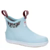 Xtratuf Womens 6 Salmon Sisters Ankle Deck Boot - Light Blue -Shoe Promotion Shop US 01 303463 00