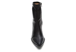 Coconuts Womens Kyra Ankle Western Boot - Black -Shoe Promotion Shop US 01 303525 02