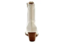 Coconuts Womens Kyra Ankle Western Boot - Bone 13 Coconuts Womens Kyra Ankle Western Boot - Bone -Shoe Promotion Shop US 01 303526 04