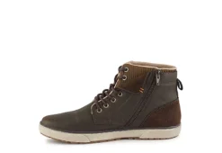 Day Five Mens Viper Mid Sneaker - Dark Brown -Shoe Promotion Shop US 01 317163 04