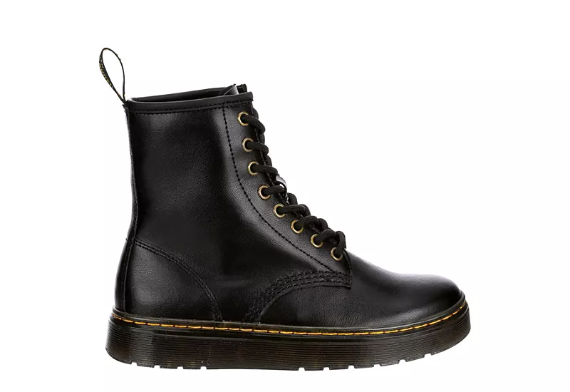 Dr. Martens Dr.martens Womens Zavala Combat Boot - Black 4 Dr. Martens Dr.martens Womens Zavala Combat Boot - Black - Image 2
