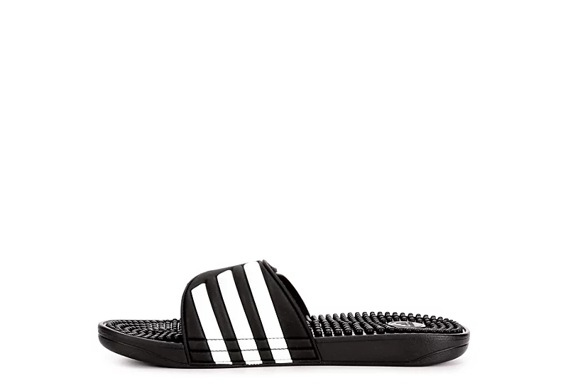 Adidas Mens Adissage Slide Sandal - Black 6 Adidas Mens Adissage Slide Sandal - Black - Image 4