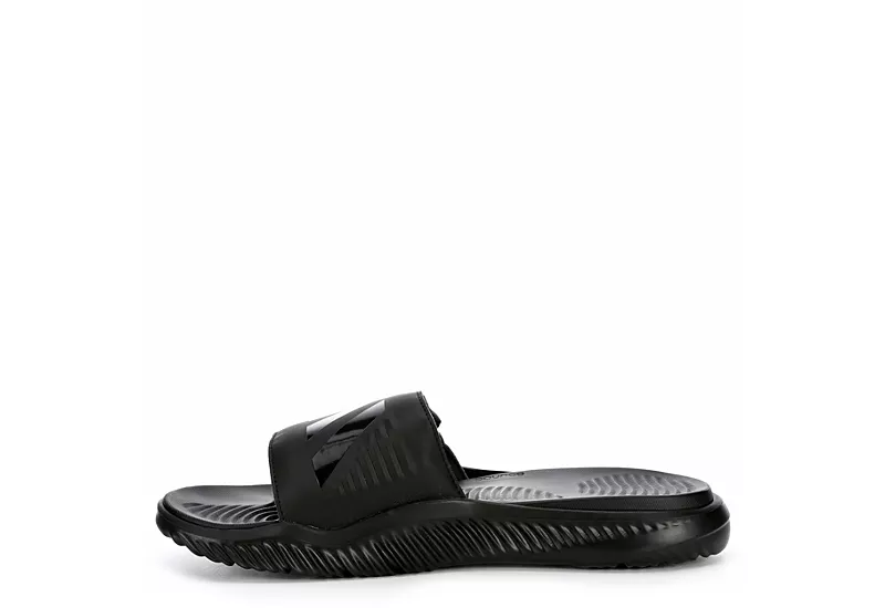 Adidas Mens Alphabounce Slide Sandal - Black 6 Adidas Mens Alphabounce Slide Sandal - Black - Image 4