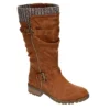 Xappeal Womens Chelsey Tall Boot - Brown -Shoe Promotion Shop US 01 340005 00