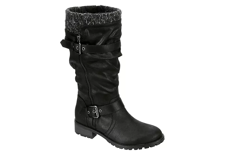 Xappeal Womens Chelsey Tall Boot - Black 3 Xappeal Womens Chelsey Tall Boot - Black