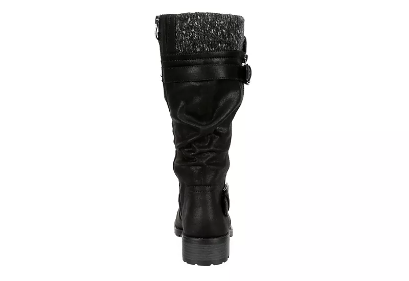 Xappeal Womens Chelsey Tall Boot - Black 7 Xappeal Womens Chelsey Tall Boot - Black - Image 5