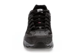 Skechers Mens 77055 Steel Toe Work Shoe - Black -Shoe Promotion Shop US 01 355057 02