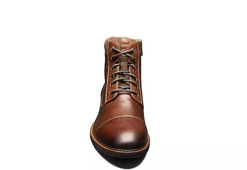 Florsheim Mens Lodge Cap Toe Lace-up Boot - Chestnut 5 Florsheim Mens Lodge Cap Toe Lace-up Boot - Chestnut - Image 3