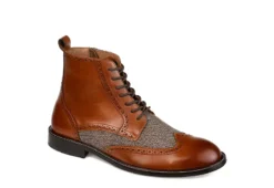 Thomas & Vine Mens Jarett Lace-up Boot - Cognac