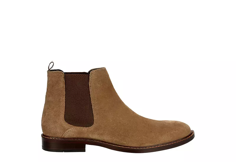 Franco Fortini Mens Glory Chelsea Boot - Taupe 4 Franco Fortini Mens Glory Chelsea Boot - Taupe - Image 2