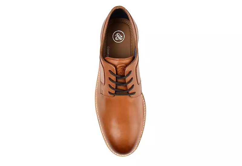 Thomas & Vine Mens Glover Oxford - Cognac 8 Thomas & Vine Mens Glover Oxford - Cognac - Image 6