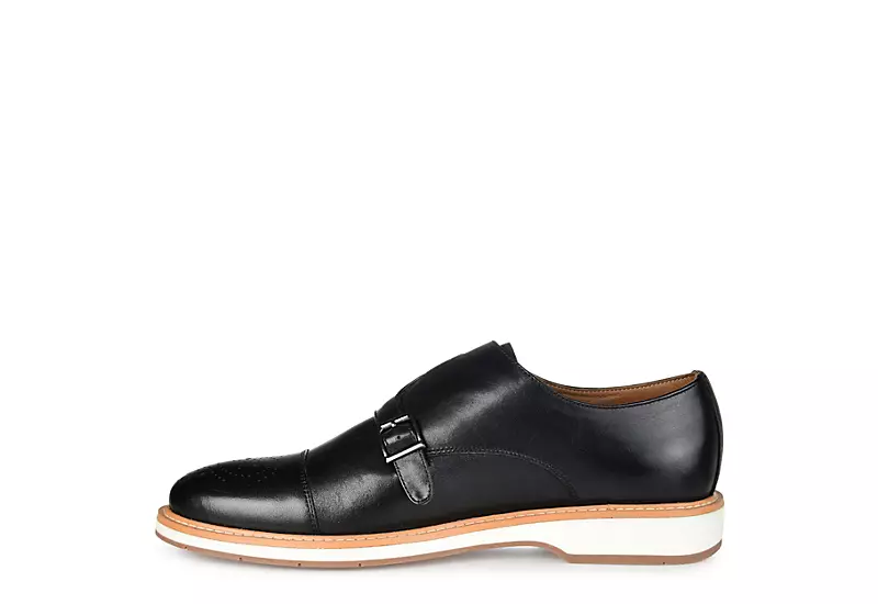 Thomas & Vine Mens Ransom Monk Strap Oxford - Black 6 Thomas & Vine Mens Ransom Monk Strap Oxford - Black - Image 4