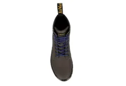 Dr. Martens Dr.martens Mens Combs Combat Boot - Dark Grey -Shoe Promotion Shop US 01 501830 05