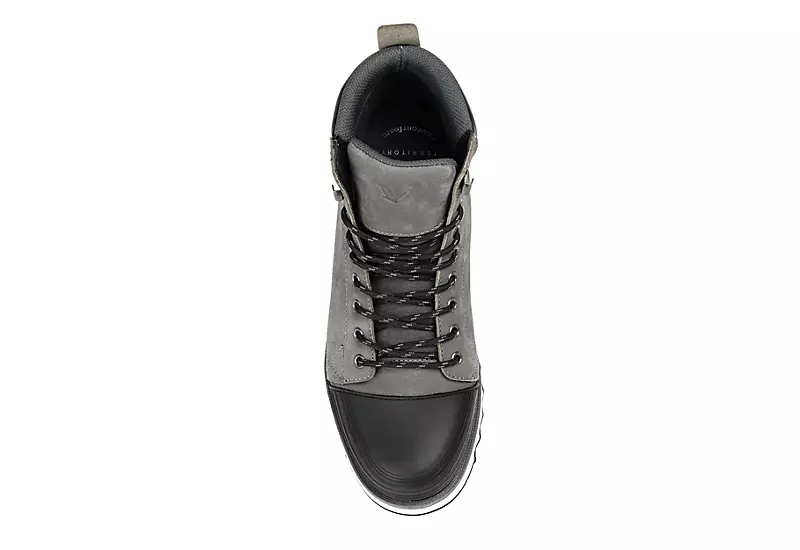 Territory Mens Altitude Lace-up Boot - Grey 8 Territory Mens Altitude Lace-up Boot - Grey - Image 6