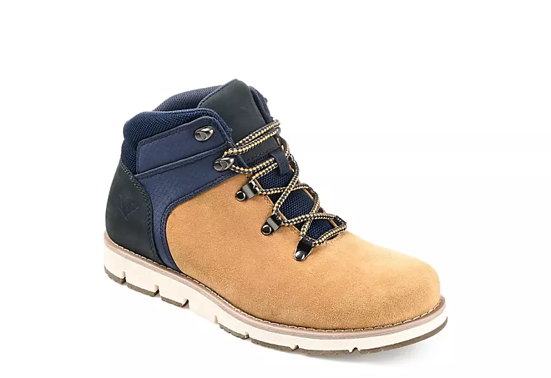 Territory Mens Boulder Lace-up Boot - Blue 3 Territory Mens Boulder Lace-up Boot - Blue