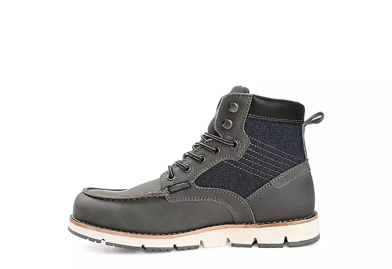 Territory Mens Macktwo Lace-up Boot - Grey 6 Territory Mens Macktwo Lace-up Boot - Grey - Image 4