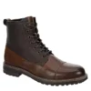 Franco Fortini Mens James Lace-up Boot - Brown -Shoe Promotion Shop US 01 502008 00