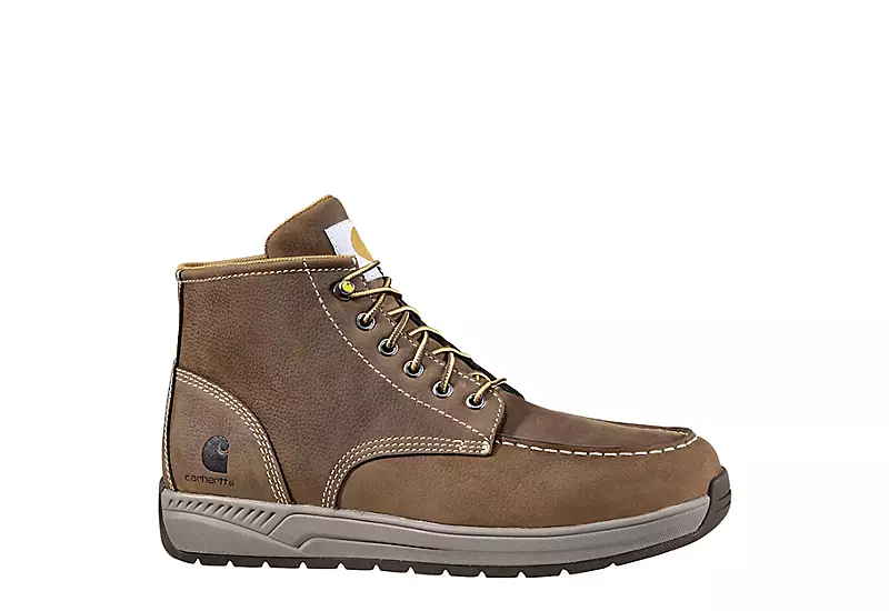 Carhartt Mens Lightweight 4-inch Lace-up Boot - Brown 4 Carhartt Mens Lightweight 4-inch Lace-up Boot - Brown - Image 2