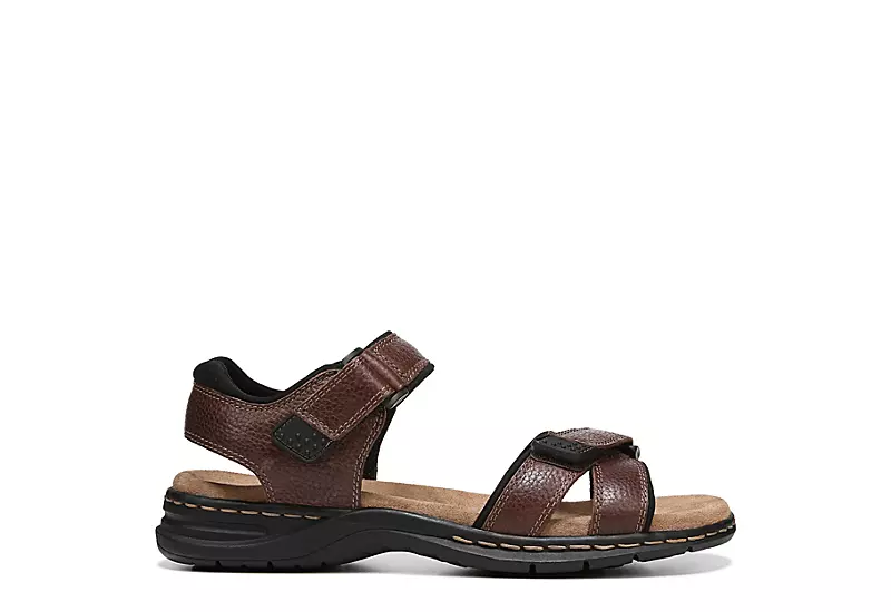 Dr. Scholl's Mens Gus Outdoor Sandal - Brown 4 Dr. Scholl's Mens Gus Outdoor Sandal - Brown - Image 2