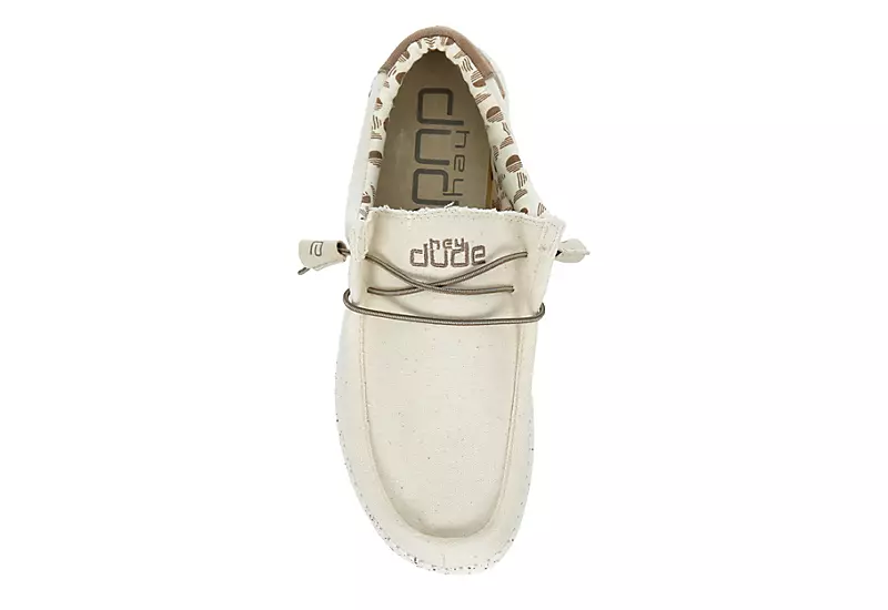 Heydude Mens Wally Slip On Sneaker - Ivory 8 Heydude Mens Wally Slip On Sneaker - Ivory - Image 6