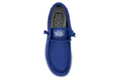 Heydude Mens Wally Slip On Sneaker - Blue -Shoe Promotion Shop US 01 502319 05