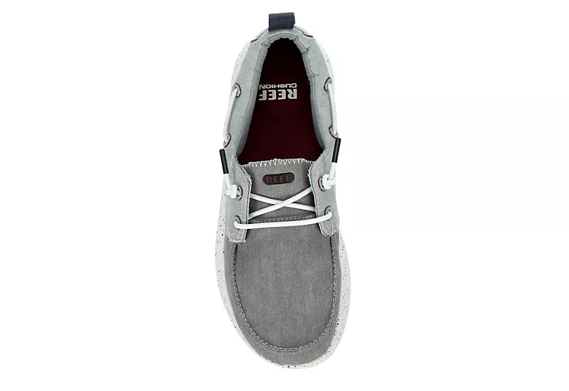 Reef Mens Swellsole Pier Boat Shoe - Grey 8 Reef Mens Swellsole Pier Boat Shoe - Grey - Image 6