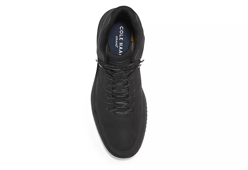 Cole Haan Mens Grand Hiker Waterproof Lace-up Boot - Black 6 Cole Haan Mens Grand Hiker Waterproof Lace-up Boot - Black - Image 4