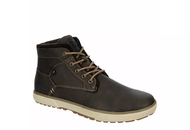 Day Five Mens Edge Mid Sneaker - Brown 3 Day Five Mens Edge Mid Sneaker - Brown