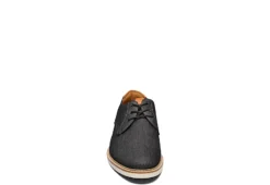 Florsheim Mens Highland Canvas Plain Toe Oxford - Black -Shoe Promotion Shop US 01 521128 02