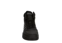 Adidas Mens Hoops 3.0 Mid Sneaker - Black 11 Adidas Mens Hoops 3.0 Mid Sneaker - Black -Shoe Promotion Shop US 01 600493 02