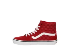 Vans Mens Filmore High Top Sneaker - Red -Shoe Promotion Shop US 01 600672 03