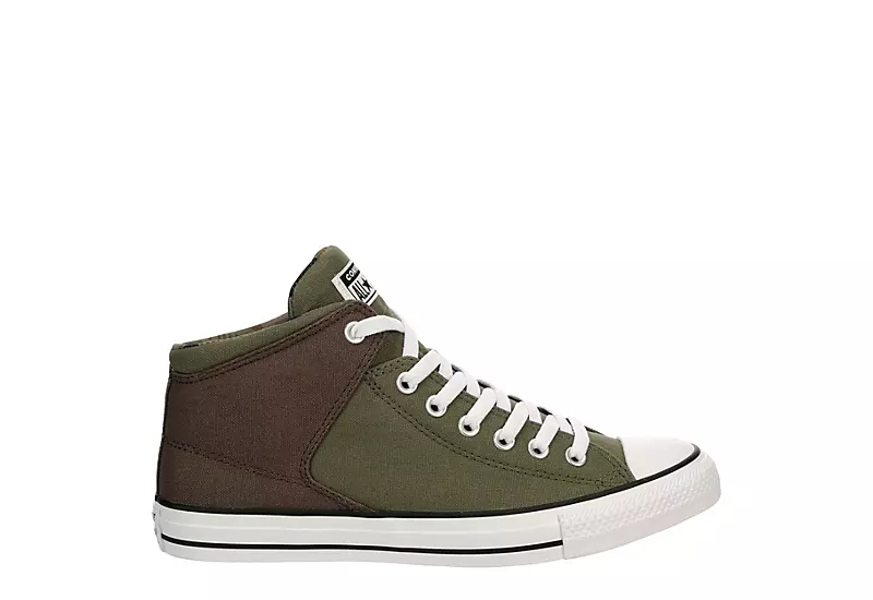 Converse Mens Chuck Taylor All Star High Street Sneaker - Olive 4 Converse Mens Chuck Taylor All Star High Street Sneaker - Olive - Image 2